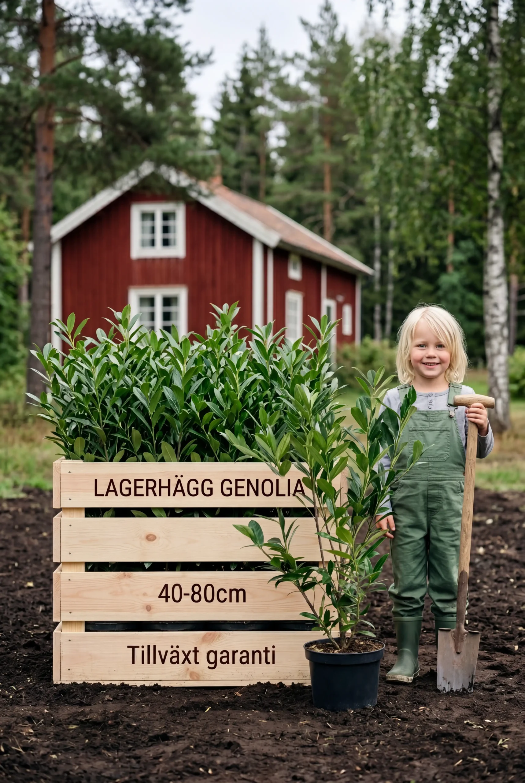 Lagerhägg Genolia Kruka 40-80cm - Bild 2